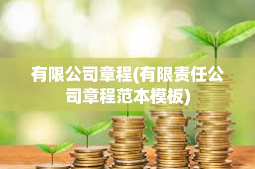 有限公司章程(有限责任公司章程范本模板)