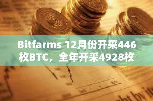 Bitfarms 12月份开采446枚BTC，全年开采4928枚BTC