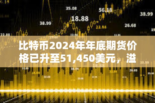 比特币2024年年底期货价格已升至51,450美元，溢价达13.71%