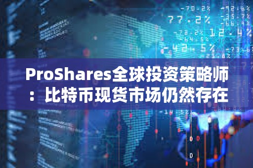 ProShares全球投资策略师：比特币现货市场仍然存在缺陷