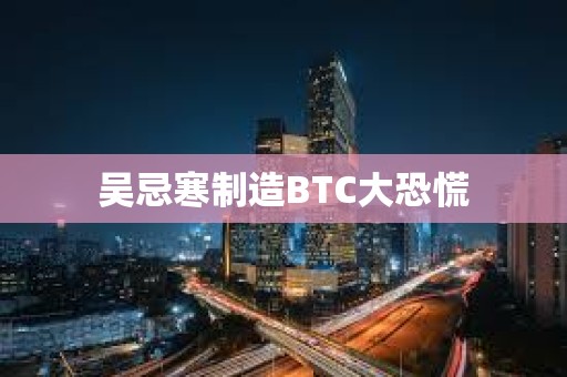 吴忌寒制造BTC大恐慌