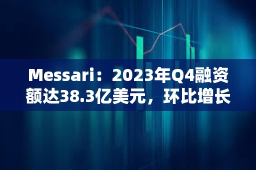 Messari：2023年Q4融资额达38.3亿美元，环比增长81%