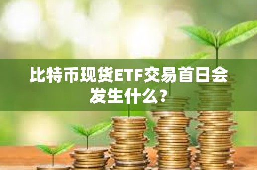 比特币现货ETF交易首日会发生什么？