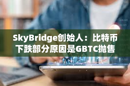 SkyBridge创始人：比特币下跌部分原因是GBTC抛售造成