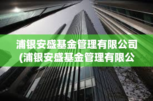 浦银安盛基金管理有限公司(浦银安盛基金管理有限公司电话)