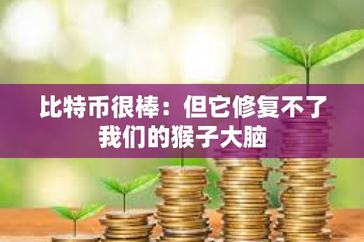 比特币很棒：但它修复不了我们的猴子大脑