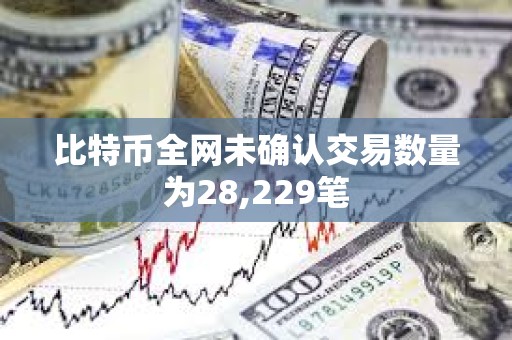 比特币全网未确认交易数量为28,229笔