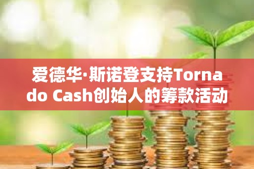 爱德华·斯诺登支持Tornado Cash创始人的筹款活动