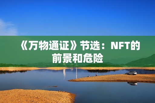 《万物通证》节选：NFT的前景和危险