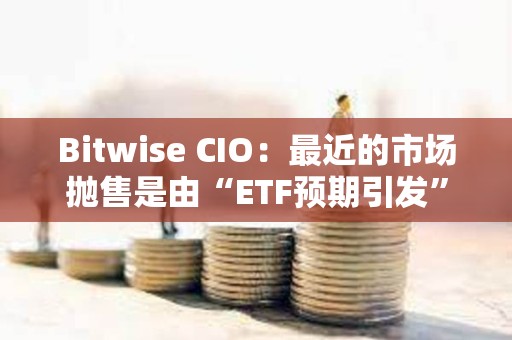 Bitwise CIO：最近的市场抛售是由“ETF预期引发”