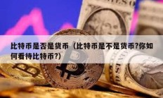 比特币是否是货币（比特币是不是货币?你如何看待比特币?）