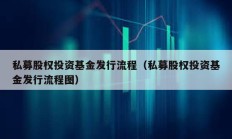 私募股权投资基金发行流程（私募股权投资基金发行流程图）