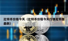 比特币价格今天（比特币价格今天行情走势图最新）