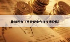 比特现金（比特现金今日行情价格）