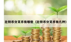 比特币分叉币有哪些（比特币分叉币有几种）