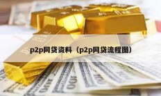 p2p网贷资料（p2p网贷流程图）