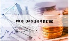 FIL币（fil币价格今日行情）