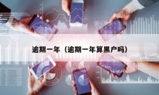 逾期一年（逾期一年算黑户吗）