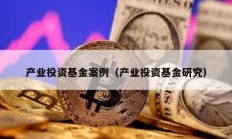 产业投资基金案例（产业投资基金研究）