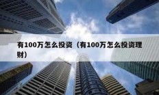 有100万怎么投资（有100万怎么投资理财）