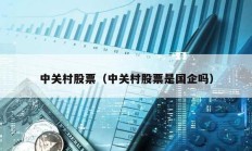 中关村股票（中关村股票是国企吗）