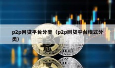 p2p网贷平台分类（p2p网贷平台模式分类）