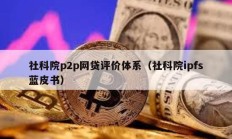 社科院p2p网贷评价体系（社科院ipfs蓝皮书）