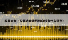 股票大盘（股票大盘黄线和白线有什么区别）
