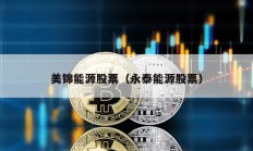 美锦能源股票（永泰能源股票）