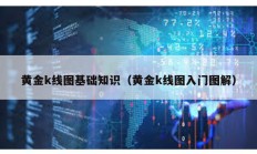 黄金k线图基础知识（黄金k线图入门图解）