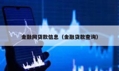 金融网贷款信息（金融贷款查询）