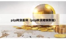 p2p网贷盈利（p2p网贷规模数据）